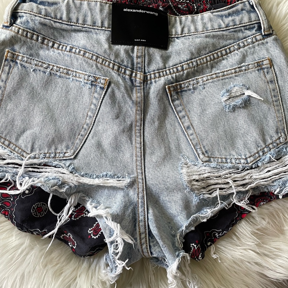 Alexander Wang Distressed Denim With Built In Box… - image 6